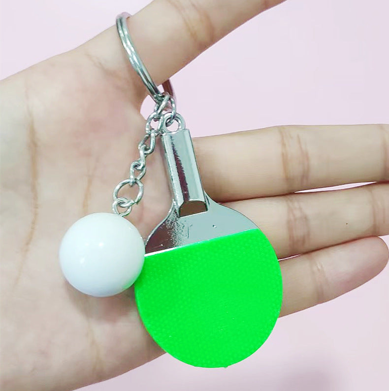 Wholesale Creative Table Tennis Ball Keychain